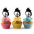 TA1046 Human Heart Cardio Silhouette Party Wedding Birthday Acrylic Cupcake Toppers Decor 10 pcs