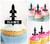 TA1054 Missile Bomb Weapon Silhouette Party Wedding Birthday Acrylic Cupcake Toppers Decor 10 pcs