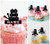 TA1073 Xylophone Music Instrument Silhouette Party Wedding Birthday Acrylic Cupcake Toppers Decor 10 pcs
