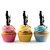 TA1119 Soldier Protect Silhouette Party Wedding Birthday Acrylic Cupcake Toppers Decor 10 pcs