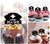TA1127 Nurse Hat Silhouette Party Wedding Birthday Acrylic Cupcake Toppers Decor 10 pcs