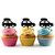 TA1142 Travel Camping Car Silhouette Party Wedding Birthday Acrylic Cupcake Toppers Decor 10 pcs