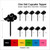 TA1151 Cloud Silhouette Party Wedding Birthday Acrylic Cupcake Toppers Decor 10 pcs
