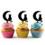 TA1176 Cat on the Moon Silhouette Party Wedding Birthday Acrylic Cupcake Toppers Decor 10 pcs