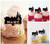 TA1190 Cargo Ship Silhouette Party Wedding Birthday Acrylic Cupcake Toppers Decor 10 pcs