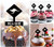 TA1227 Kangaroo Warning Sign Silhouette Party Wedding Birthday Acrylic Cupcake Toppers Decor 10 pcs