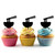 TA1237 Noodle Bowl Silhouette Party Wedding Birthday Acrylic Cupcake Toppers Decor 10 pcs
