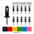 TA1239 Condom Sex Sperm Silhouette Party Wedding Birthday Acrylic Cupcake Toppers Decor 10 pcs