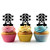TA1265 Electric Tower Silhouette Party Wedding Birthday Acrylic Cupcake Toppers Decor 10 pcs