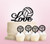 TC0234 Love Volleyball Party Wedding Birthday Acrylic Cake Topper Cupcake Toppers Decor Set 11 pcs