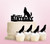 TC0240 Happy Birthday Wolf Howling Party Wedding Birthday Acrylic Cake Topper Cupcake Toppers Decor Set 11 pcs