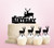 TC0241 Happy Birthday Deer Family Party Wedding Birthday Acrylic Cake Topper Cupcake Toppers Decor Set 11 pcs