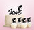 TC0260 Love Dragon Monster Party Wedding Birthday Acrylic Cake Topper Cupcake Toppers Decor Set 11 pcs