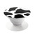 S2096 Seamless Cow Pattern Graphic Ring Holder and Pop Up Grip