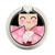 S3042 Japan Girl Hina Doll Kimono Sakura Graphic Ring Holder and Pop Up Grip