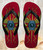 FA0486 Roman Shield Scutum Beach Slippers Sandals Flip Flops Unisex