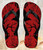 FA0523 Crow Black Blood Tree Beach Slippers Sandals Flip Flops Unisex