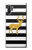 S2794 Black and White Striped Deer Gold Sparkles Case For Samsung Galaxy Note 10 Plus