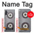 S3159 Cassette Tape Case For Samsung Galaxy Note 10 Plus