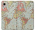 S3418 Vintage World Map Case For iPhone XR