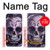 S3582 Purple Sugar Skull Case For iPhone 5 5S SE