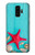 S3428 Aqua Wood Starfish Shell Case For Samsung Galaxy S9 Plus