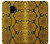 S3365 Yellow Python Skin Graphic Print Case For Samsung Galaxy S9