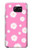 S3500 Pink Floral Pattern Case For Samsung Galaxy S6 Edge Plus