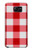 S3535 Red Gingham Case For Samsung Galaxy S6 Edge Plus
