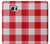 S3535 Red Gingham Case For Samsung Galaxy S6 Edge Plus