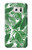 S3457 Paper Palm Monstera Case For Samsung Galaxy S6