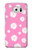 S3500 Pink Floral Pattern Case For Samsung Galaxy S6