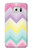 S3514 Rainbow Zigzag Case For Samsung Galaxy S6