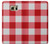 S3535 Red Gingham Case For Samsung Galaxy S6