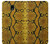 S3365 Yellow Python Skin Graphic Print Case For Samsung Galaxy J7 (2018), J7 Aero, J7 Top, J7 Aura, J7 Crown, J7 Refine, J7 Eon, J7 V 2nd Gen, J7 Star