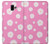 S3500 Pink Floral Pattern Case For Samsung Galaxy J6+ (2018), J6 Plus (2018)