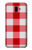 S3535 Red Gingham Case For Samsung Galaxy J6+ (2018), J6 Plus (2018)