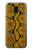 S3365 Yellow Python Skin Graphic Print Case For Samsung Galaxy J6 (2018)