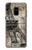 S3416 Eiffel Tower Blueprint Case For Samsung Galaxy A8 (2018)