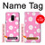 S3500 Pink Floral Pattern Case For Samsung Galaxy A8 (2018)