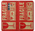 S3552 Vintage Fragile Label Art Case For Huawei Mate 10 Pro, Porsche Design