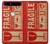 S3552 Vintage Fragile Label Art Case For Huawei Nexus 6P