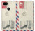S3551 Vintage Airmail Envelope Art Case For Google Pixel 3a XL