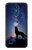 S3555 Wolf Howling Million Star Case For LG K8 (2018)