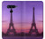 S3447 Eiffel Paris Sunset Case For LG V40, LG V40 ThinQ