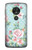 S3494 Vintage Rose Polka Dot Case For Motorola Moto G7 Power