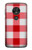 S3535 Red Gingham Case For Motorola Moto G7 Power