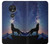 S3555 Wolf Howling Million Star Case For Motorola Moto G7 Power