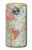 S3418 Vintage World Map Case For Motorola Moto X4