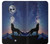 S3555 Wolf Howling Million Star Case For Motorola Moto X4
